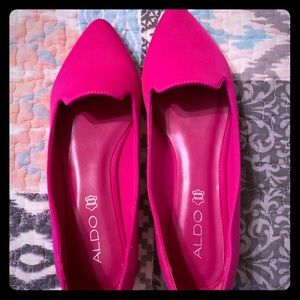 Aldo Magenta Flats